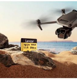 Carte microSD Lexar Professional GOLD microSDXC UHS-II 128 Go 280MB/s (LMSGOLD128G-BNNNG)