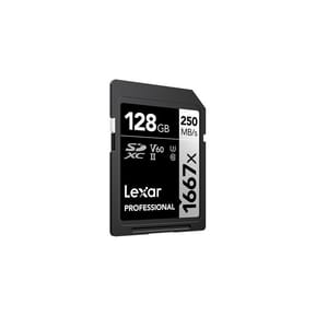 Carte SD Lexar Professional 1667x SILVER SDXC UHS-II 128 Go 250MB/s (LSD128CB1667) — image 2