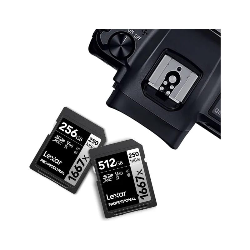 Carte SD Lexar Professional 1667x SILVER SDXC UHS-II 128 Go 250MB/s (LSD128CB1667)