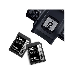 Carte SD Lexar Professional 1667x SILVER SDXC UHS-II 128 Go 250MB/s (LSD128CB1667)
