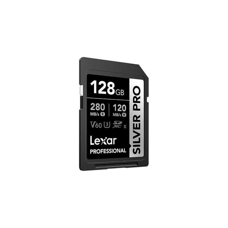 Lexar Professional SILVER PRO SDXC UHS-II 128 GB 280MB/s SD Card (LSDSIPR128G-BNNNG) — image 2
