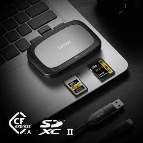 Lecteur de cartes Lexar Professional RW530 CFexpress Type A + SD UHS-II USB 3.2 Gen 2 (LRW530U-RNBNG) — image 3