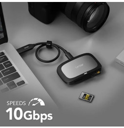 Lecteur de cartes Lexar Professional RW530 CFexpress Type A + SD UHS-II USB 3.2 Gen 2 (LRW530U-RNBNG)