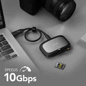 Lecteur de cartes Lexar Professional RW530 CFexpress Type A + SD UHS-II USB 3.2 Gen 2 (LRW530U-RNBNG) — image 4