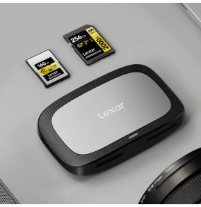 Lecteur de cartes Lexar Professional RW530 CFexpress Type A + SD UHS-II USB 3.2 Gen 2 (LRW530U-RNBNG)
