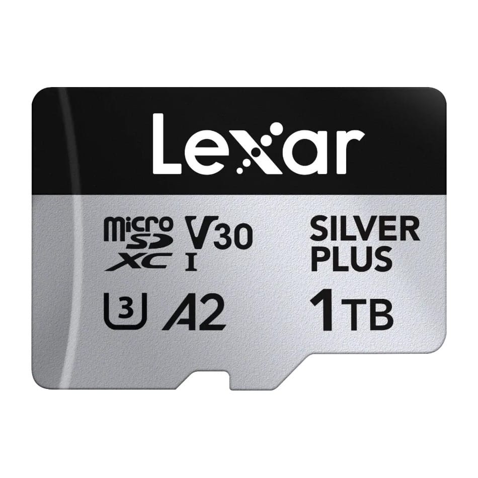 Carte microSD Lexar Professional SILVER PLUS microSDXC UHS-I 128 Go 205MB/s (LMSSIPL128G-BNANG)