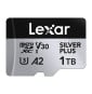Carte microSD Lexar Professional SILVER PLUS microSDXC UHS-I 128 Go 205MB/s (LMSSIPL128G-BNANG)