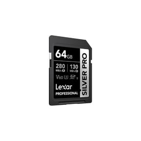 Carte SD Lexar Professional SILVER PRO SDXC UHS-II 64 Go 280MB/s (LSDSIPR064G-BNNNG) — image 2