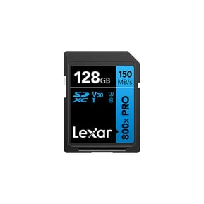 Carte SD Lexar High-Performance 800x PRO BLUE SDXC UHS-I 128 Go 150MB/s (LSD0800P128G-BNNNG)