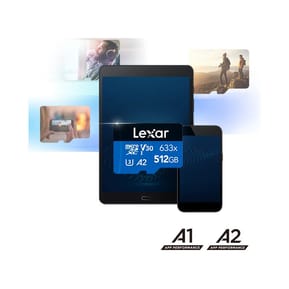Carte microSD Lexar High-Performance 633x BLUE microSDXC UHS-I 128 Go 100MB/s avec adaptateur (LSDMI128BB633A) — image 8