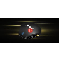 Lecteur de cartes Lexar Professional Multi-Card 3-en-1 USB 3.1 Type-C (CF/SD/microSD) (LRW500URB)