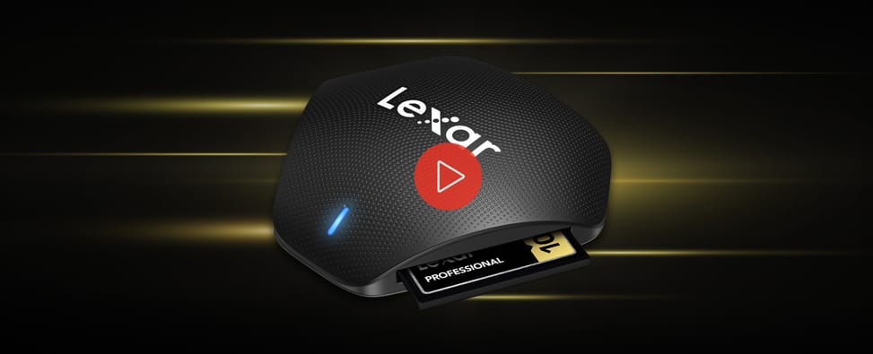 قارئ بطاقات Lexar Professional Multi-Card 3 في 1 USB 3.1 Type-C (CF/SD/microSD) (LRW500URB) — صورة 4
