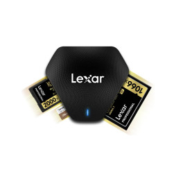 Lecteur de cartes Lexar Professional Multi-Card 3-en-1 USB 3.1 Type-C (CF/SD/microSD) (LRW500URB)