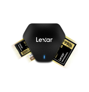 Lecteur de cartes Lexar Professional Multi-Card 3-en-1 USB 3.1 Type-C (CF/SD/microSD) (LRW500URB)