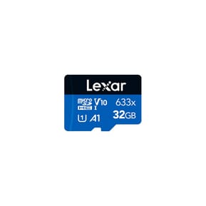 Carte microSD Lexar High-Performance 633x BLUE microSDHC UHS-I 32 Go 100MB/s (LMS0633032G-BNNNG)