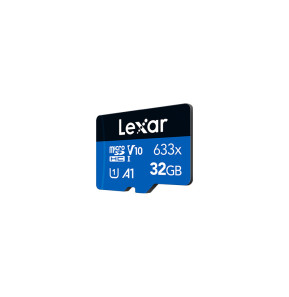 Carte microSD Lexar High-Performance 633x BLUE microSDHC UHS-I 32 Go 100MB/s (LMS0633032G-BNNNG)