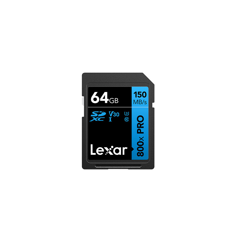 Lexar PRO SDXC 64 Go - Performance Élevée