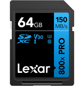 Lexar PRO SDXC 64 Go - Performance Élevée