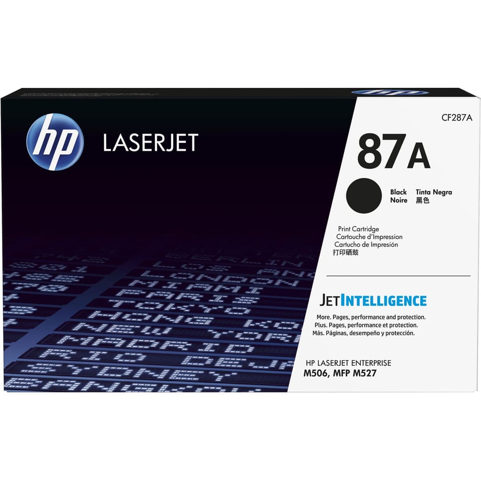 تونر HP LaserJet أصلي HP 87A أسود (CF287A) — صورة 1