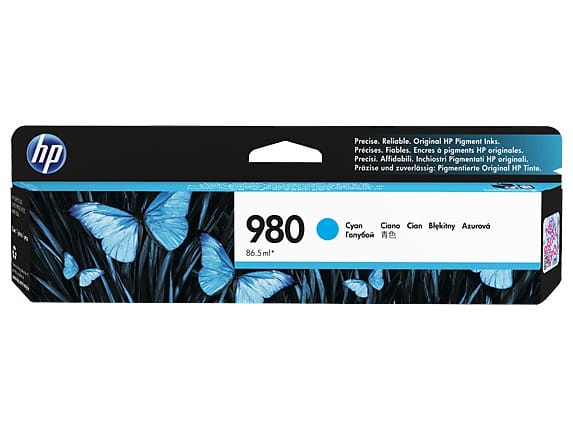 HP 980 Cyan - Original HP Ink Cartridge (D8J07A) — image 1
