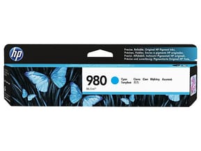 HP 980 Cyan - Cartouche d'encre HP d'origine (D8J07A)