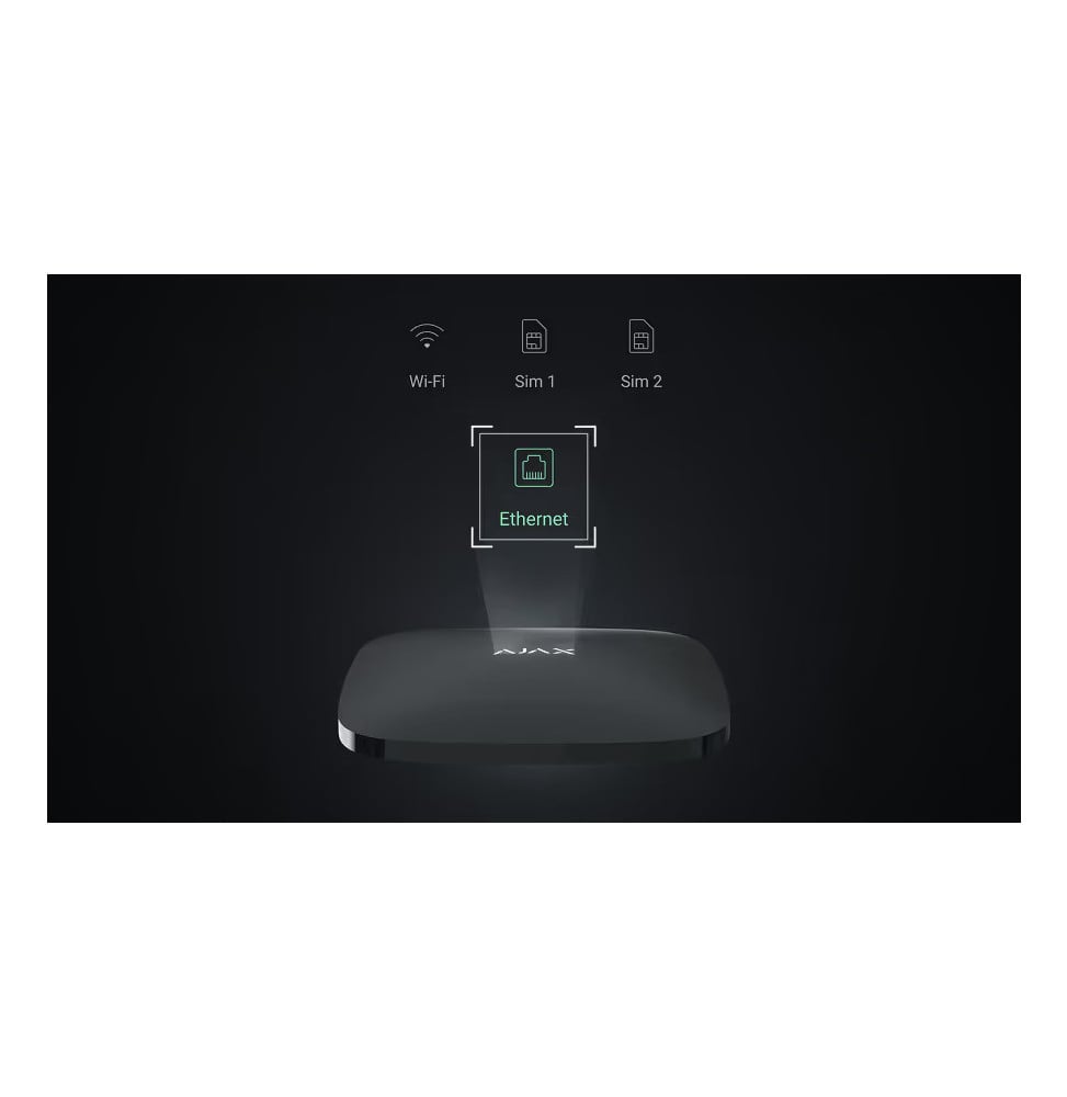 Ajax Hub 2 Plus Noir