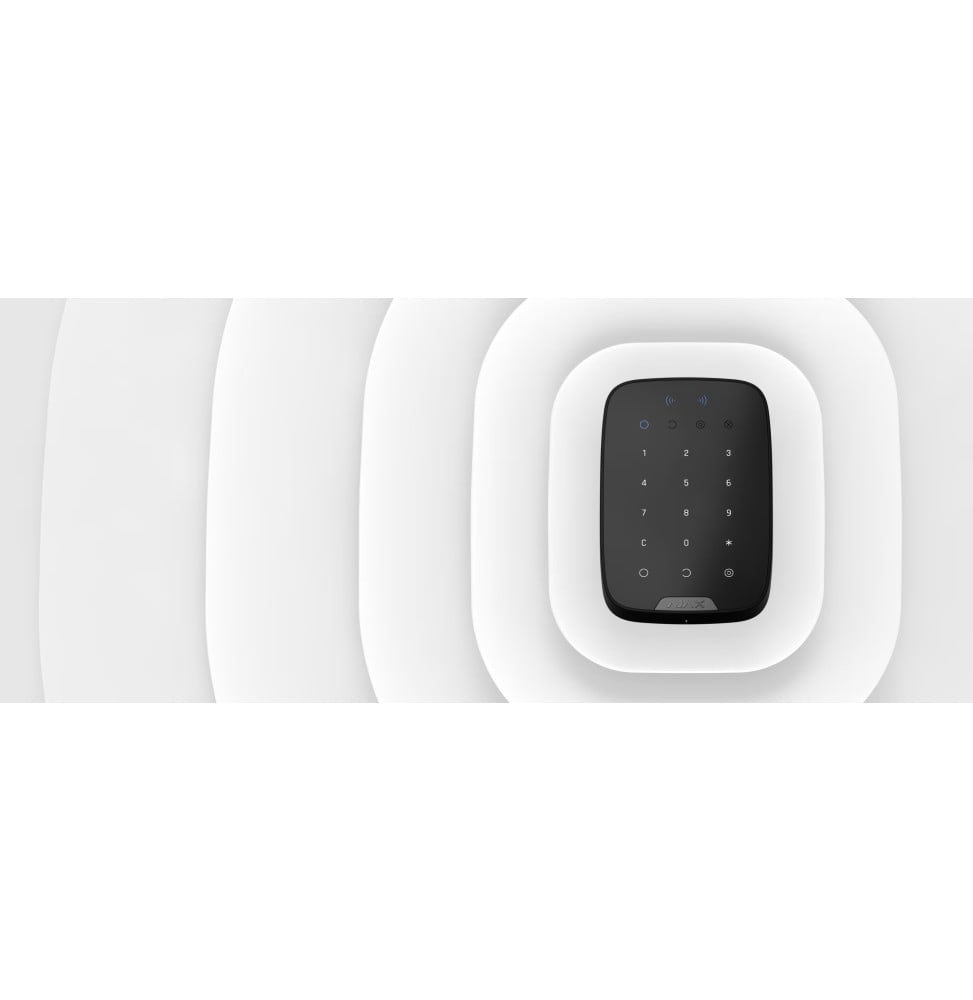 Ajax KeyPad Plus Blanc - Clavier sans fil sécurisé