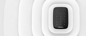 Ajax KeyPad Plus Blanc - Clavier sans fil sécurisé