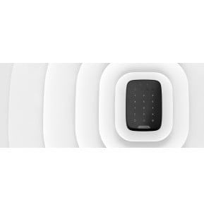 Ajax KeyPad Plus Blanc - Clavier sans fil sécurisé