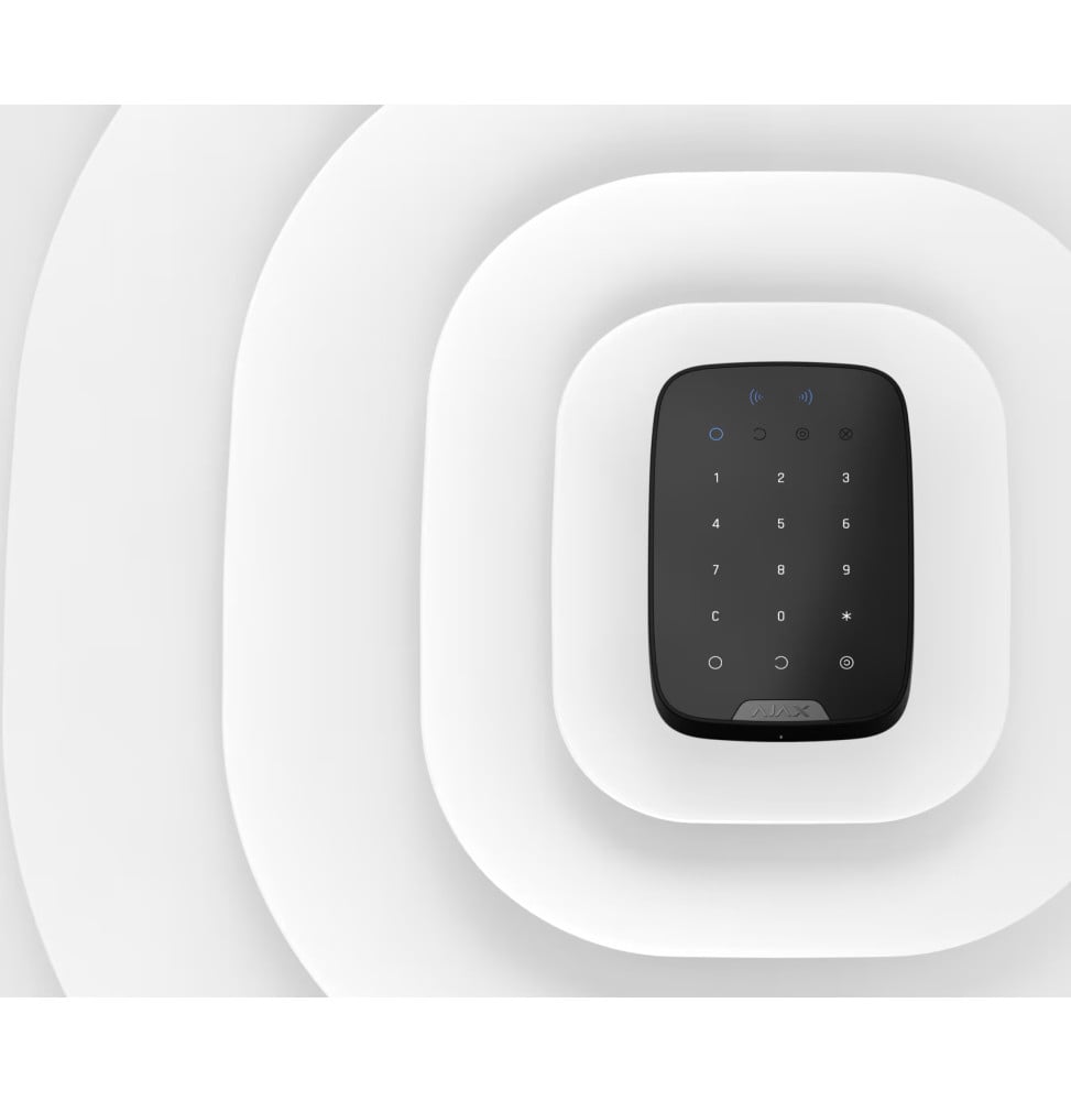 Ajax KeyPad Plus Blanc - Clavier sans fil sécurisé