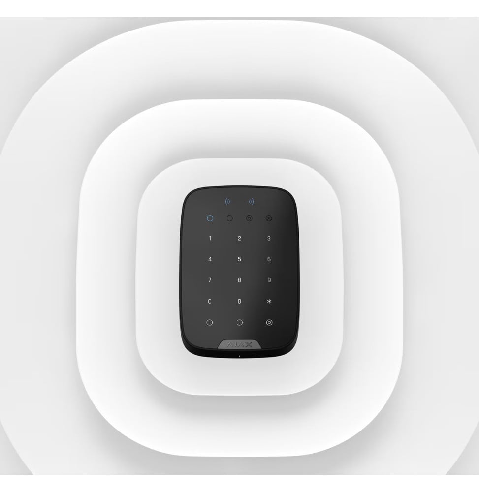 Ajax KeyPad Plus Blanc - Clavier sans fil sécurisé