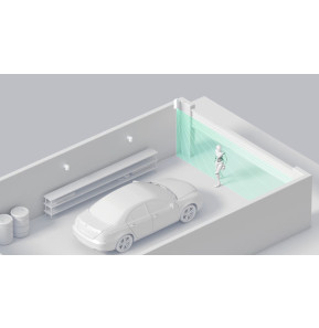 Ajax MotionProtect Curtain Blanc - Détecteur de mouvement sans fil