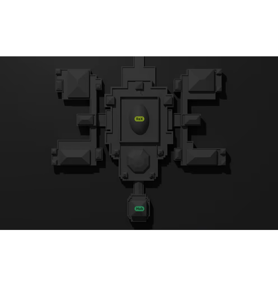 Ajax ReX Noir - Amplificateur de Signal Sans Fil