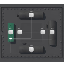 Ajax ReX 2 Noir - Amplificateur de signal sans fil