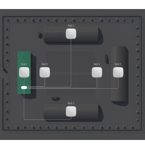 Ajax ReX 2 Noir - Amplificateur de signal sans fil