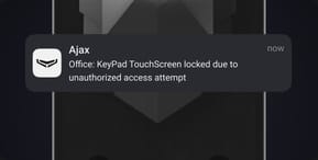 Ajax KeyPad TouchScreen Noir — image 4