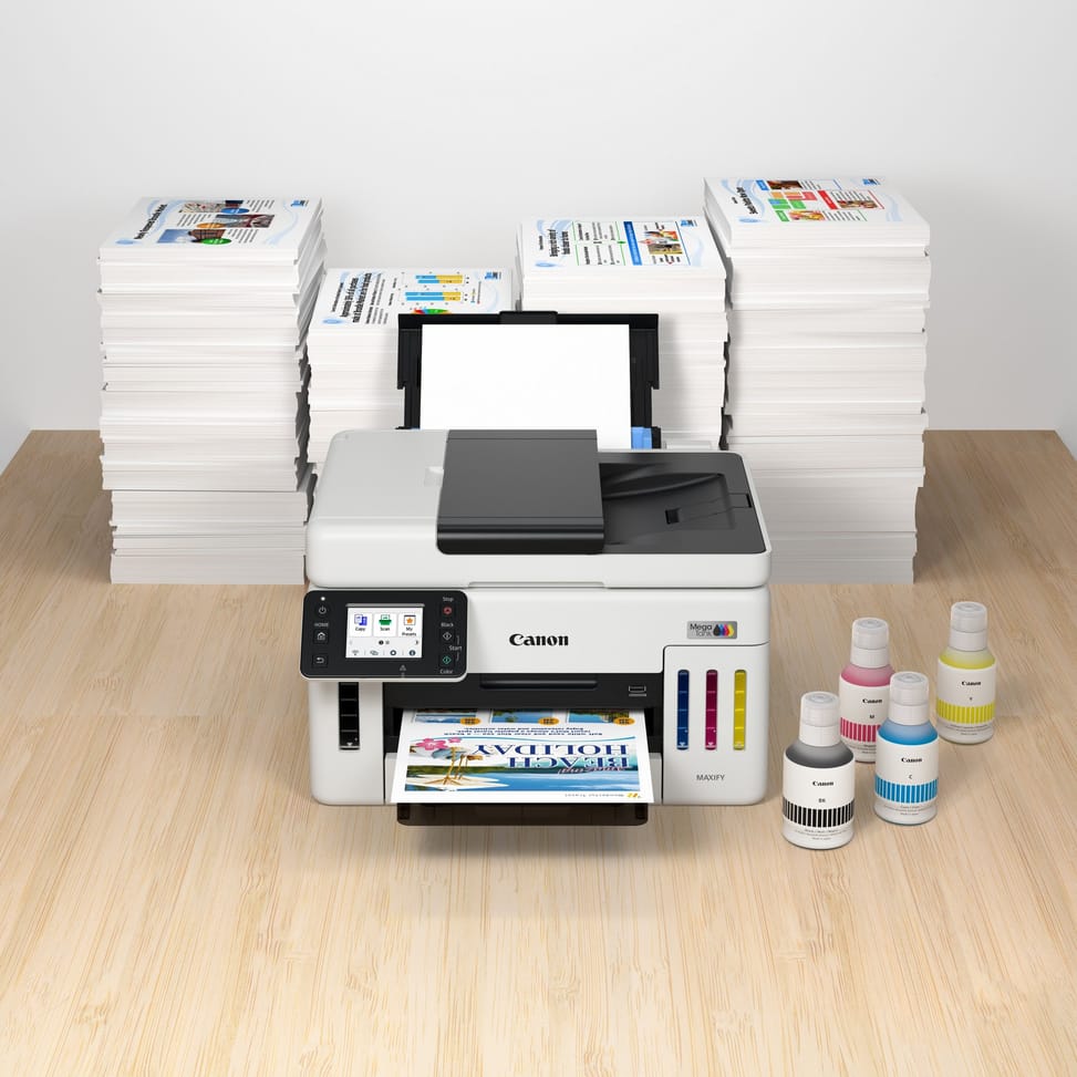 Canon MAXIFY GX6140 MegaTank Refillable Ink Tank Multifunction Printer (6882C009AA) — image 3
