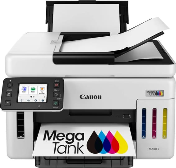Canon MAXIFY GX6140 MegaTank Refillable Ink Tank Multifunction Printer (6882C009AA)