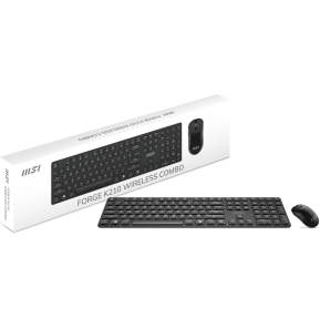 Ensemble clavier et souris sans fil MSI FORGE K210 - Azerty (S11-43FR212-Y92)