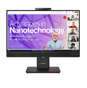 Lenovo ThinkVision T24-4v 24" Flat Monitor with 5MP Camera and Microphone (64B6MAT1EU)