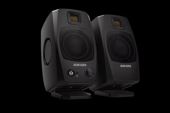 ADAM Audio D3V (White) — Pair of USB-C Active Studio Monitors with DSP