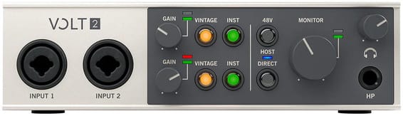 Universal Audio Volt 2 — Interface audio USB 2×2 avec préampli vintage 610