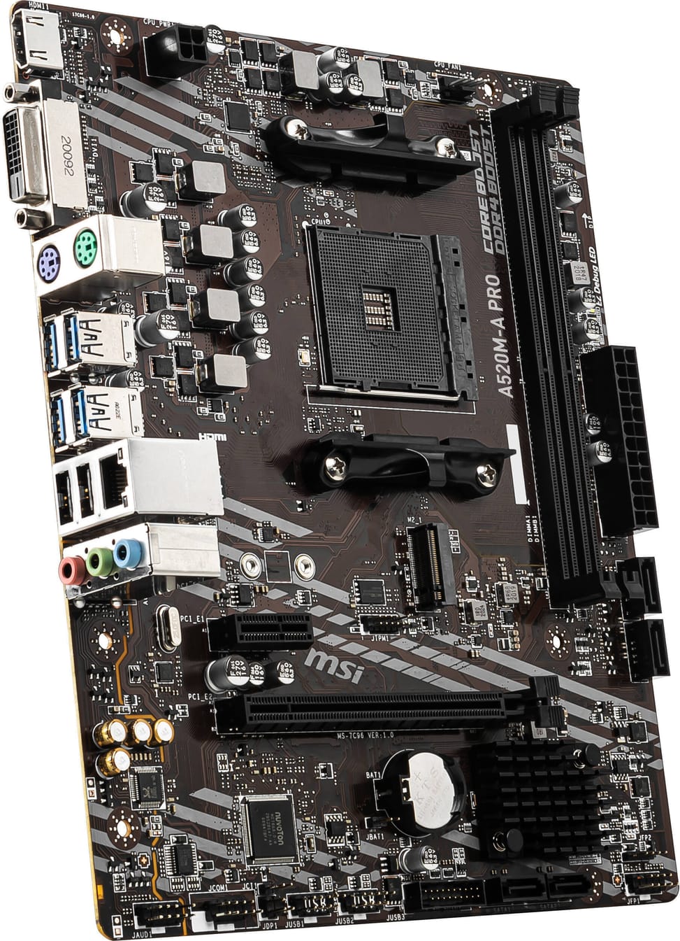 Carte Mère MSI A520M-A PRO AM4 Micro-ATX (911-7C96-044) — image 3