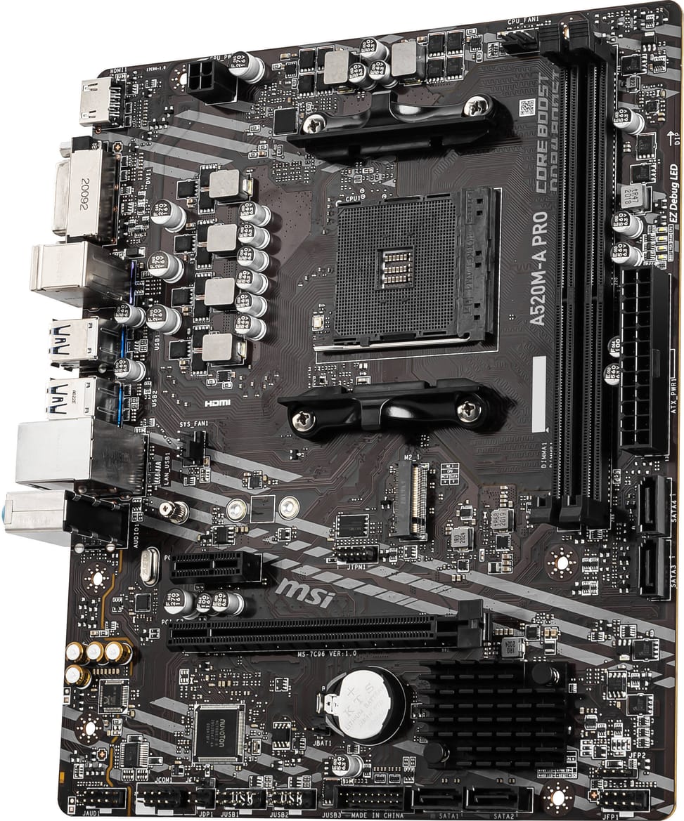 Carte Mère MSI A520M-A PRO AM4 Micro-ATX (911-7C96-044) — image 4