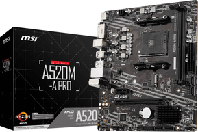 Carte Mère MSI A520M-A PRO AM4 Micro-ATX (911-7C96-044)