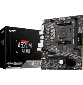 Carte Mère MSI A520M-A PRO AM4 Micro-ATX...