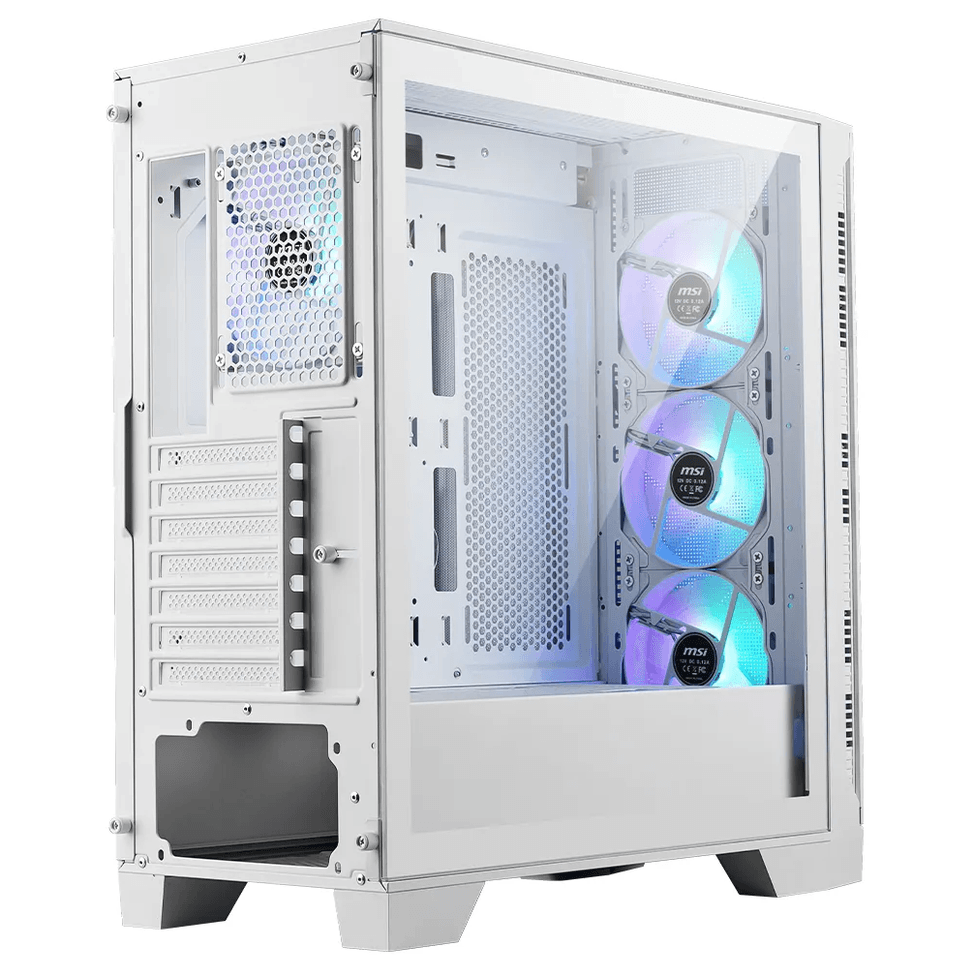 Boîtier PC Gaming MSI MAG FORGE 320R AIRFLOW - Blanc (306-7G23W22-HH9) — image 6