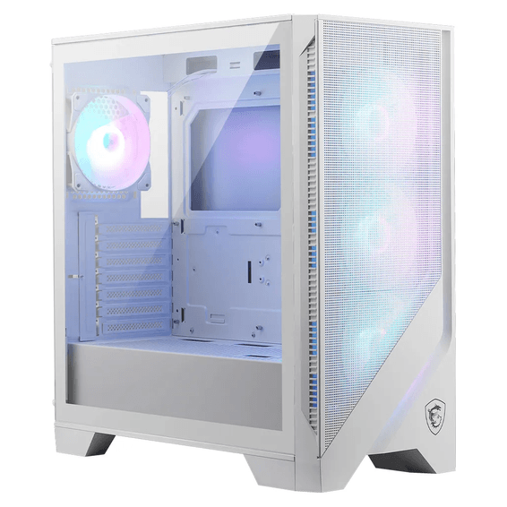 Boîtier PC Gaming MSI MAG FORGE 320R AIRFLOW - Blanc (306-7G23W22-HH9)