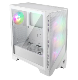 Boîtier PC Gaming MSI MAG FORGE 320R AIRFLOW - Blanc (306-7G23W22-HH9)