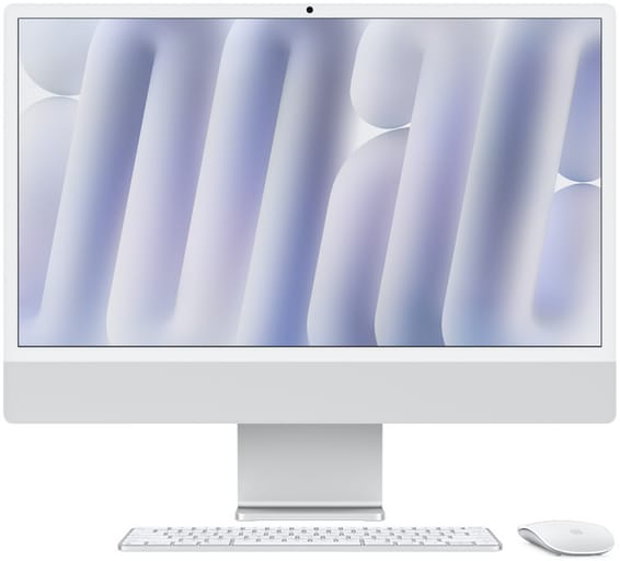 Apple iMac 24 pouces M4 24 Go 512 Go Argent (MCR24FN/A)